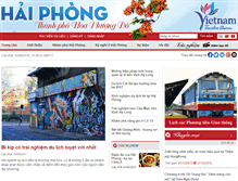 Tablet Screenshot of dulichhaiphong.gov.vn